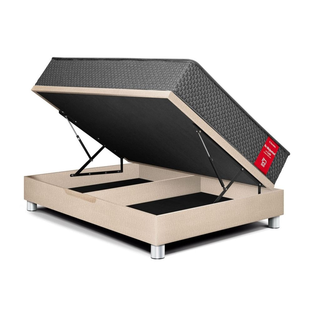 Dormitorio Boxet Blocks Su Majestad 2 Plazas Champagne Paraiso