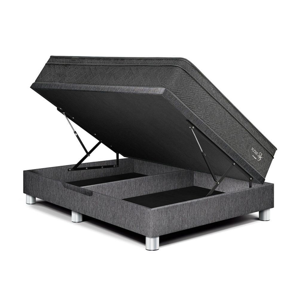 Cama Boxet Pocket Star Queen Gris Paraiso