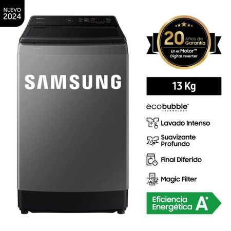 LAVADORA SAMSUNG 13KG WA13CG5441BD GRIS DIGITAL