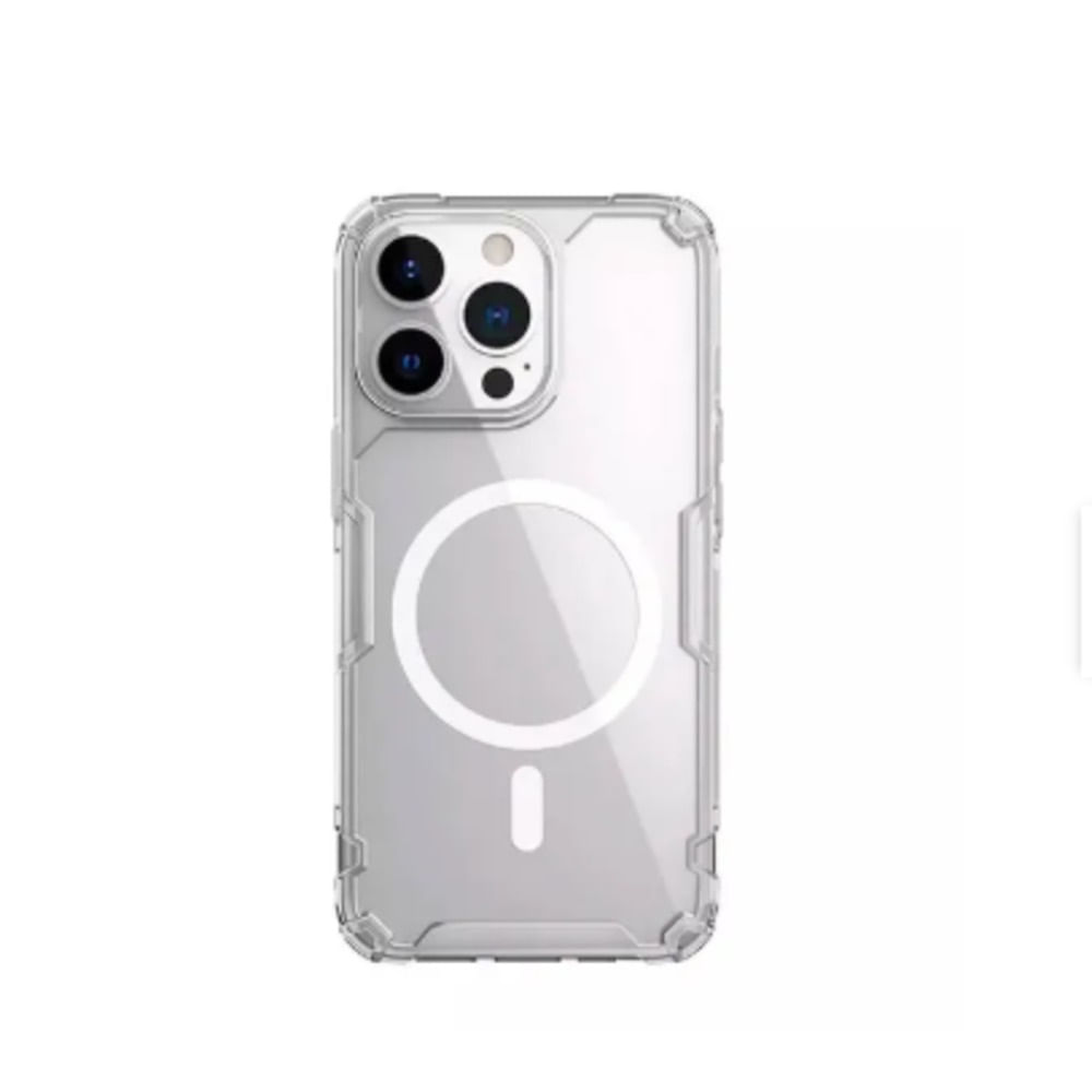 Case Nature TPU Pro Magnetic para Iphone 13pro - Transparente