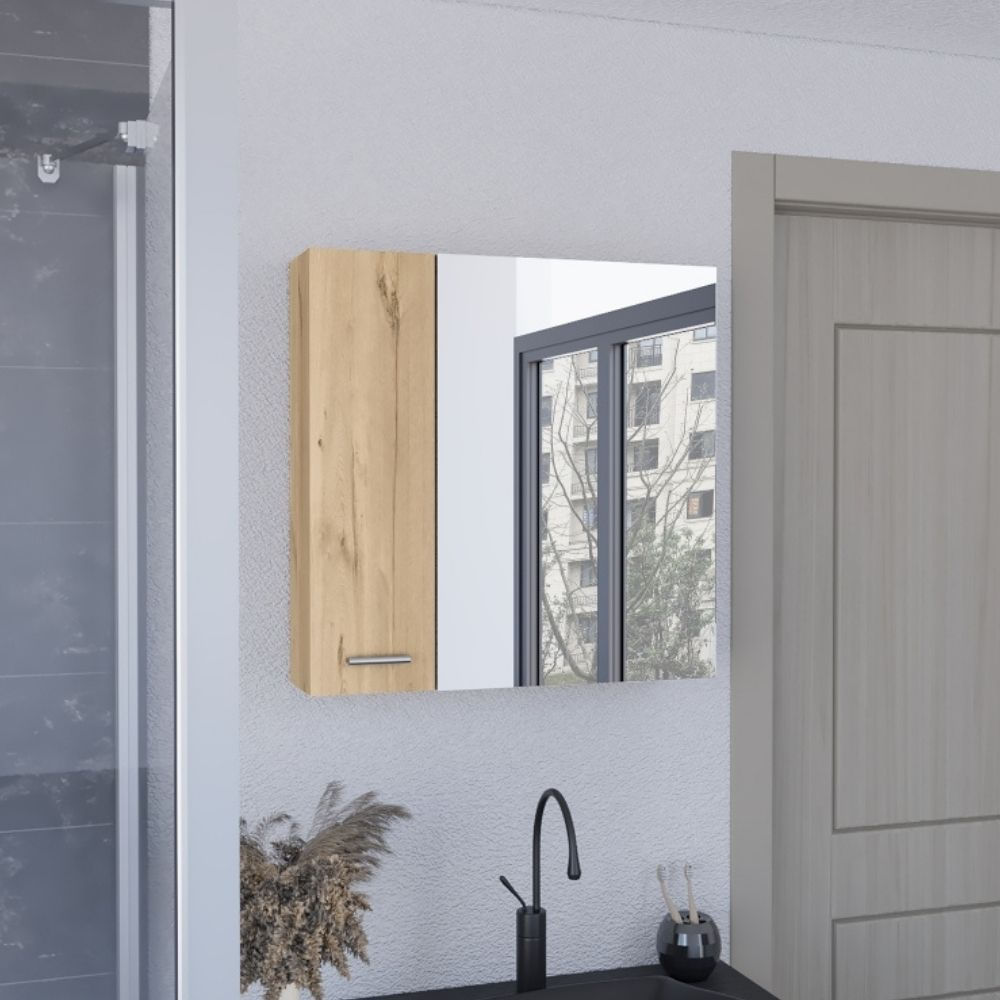 Gabinete Botiquin Sines 2 Puertas con Espejo 60x60cm Duna Tuhome