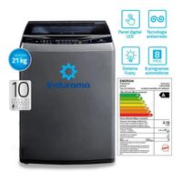 LAVADORA INDURAMA LRI-21CRI GRIS