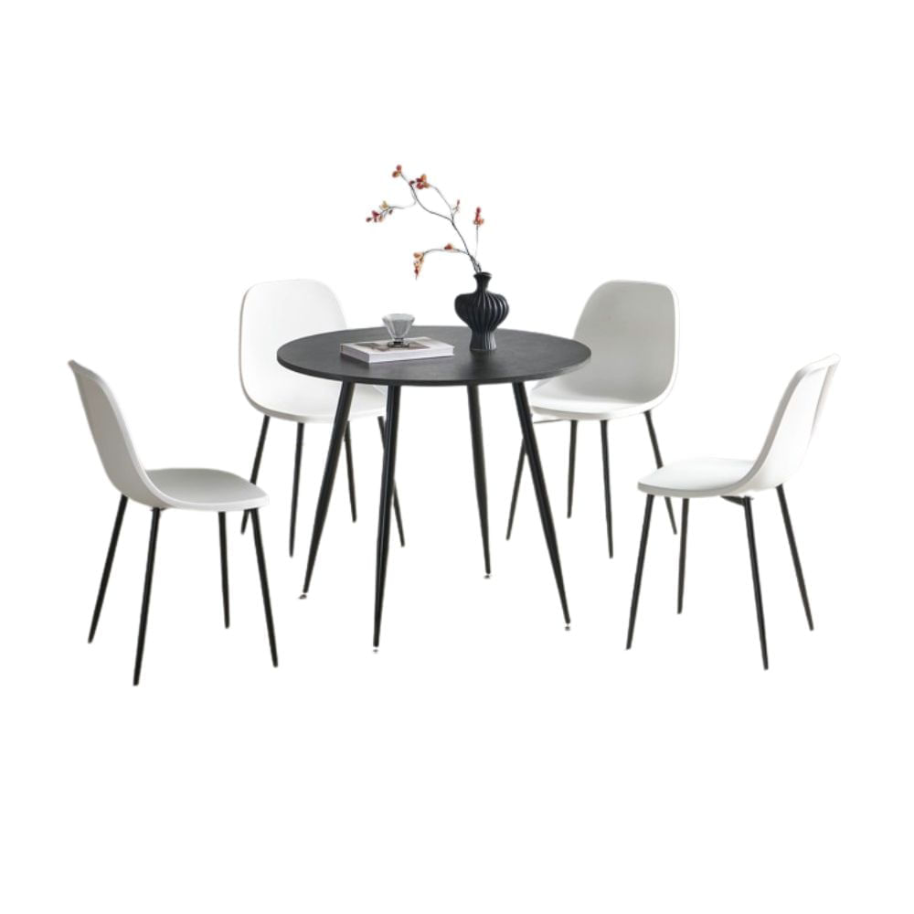 Juego de comedor Redondo Toronto con 4 sillas