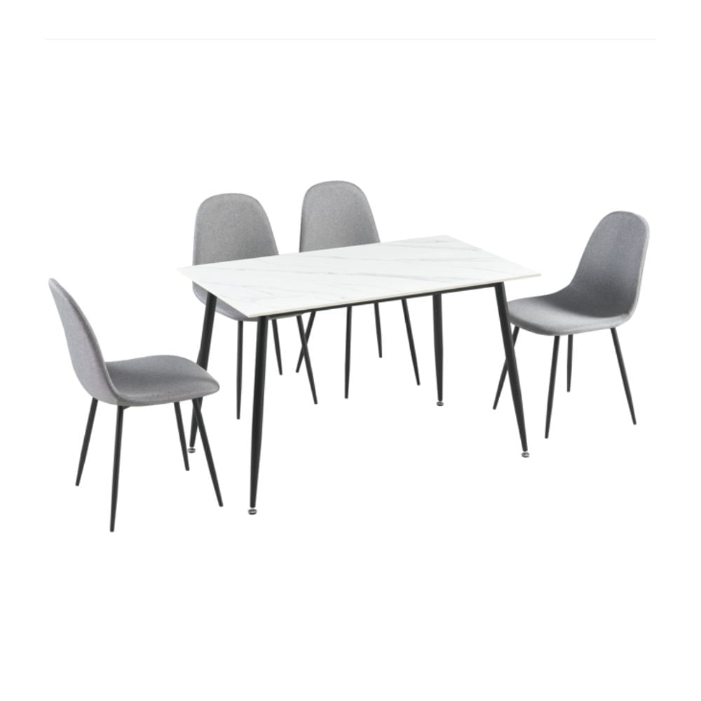 Juego de comedor Berna con 4 sillas