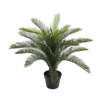 Planta artificial Cycas 75cm Orange