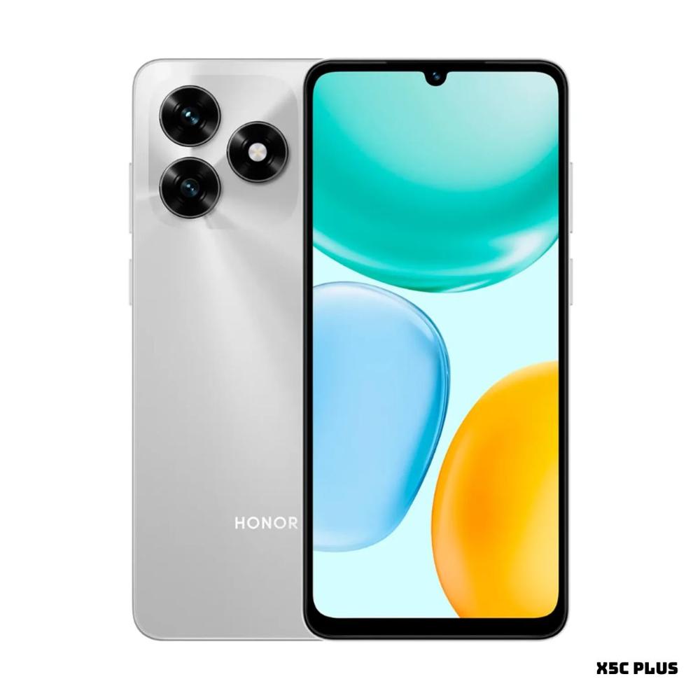 CELULAR HONOR X5C PLUS 6GB RAM 256GB ROM - PLATA METEORO