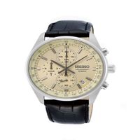 RELOJ SEIKO CHRONO CORREA CUERO CARATURA CHAMPAN