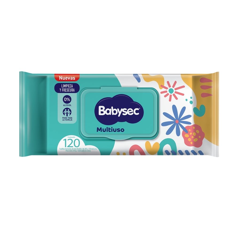 Toallas Húmedas Babysec Multiuso