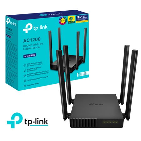 TP Link Archer C50 AC1200 Router Inalámbrico Dual Band Router Tp-Link Archer C50 Ac1200 100Mbps Router Inalámbrico Doble Banda