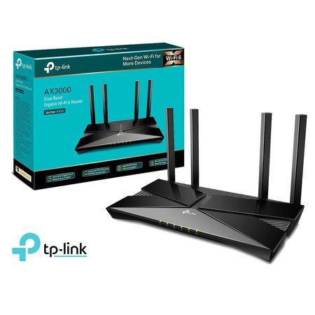 TP Link Router Archer AX50 Dual Band Gigabit WiFi 6 AX300 Router Tp-Link Archer Ax50 Doble Banda Gigabit Wi-Fi 6 Ax300