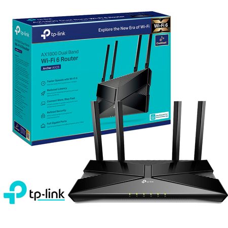 TP Link Archer AX23 WiFi 6 Router Dual Band AX1800 Router Tp-Link Archer Ax23 Wi-Fi 6 Router Doble Banda Ax1800