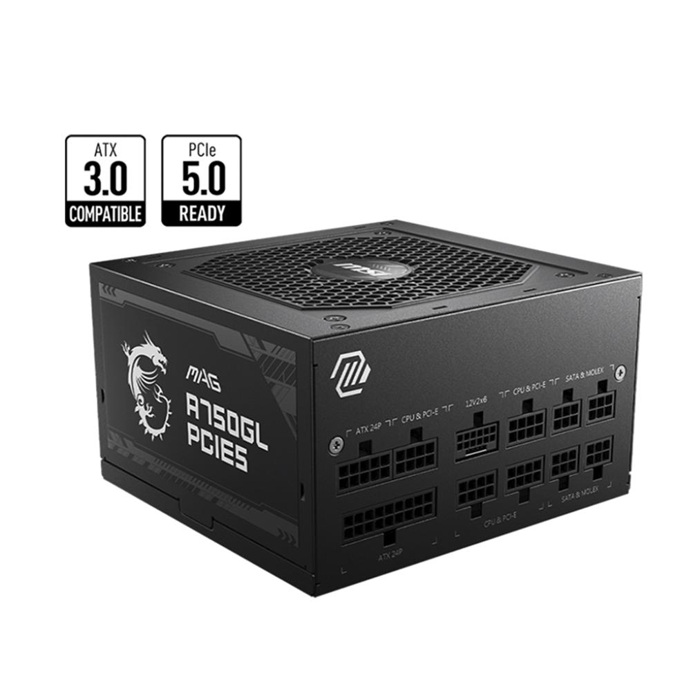 FUENTE DE PODER MSI A750GL PCIE5 80 PLUS GOLD