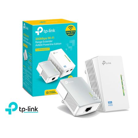 Kit Extensor Powerline Tp-Link TL-Wpa4220 Kit Wifi Av600 300Mbps