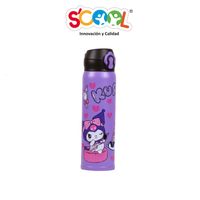 Botella Scool Kuromi Acero 420Ml