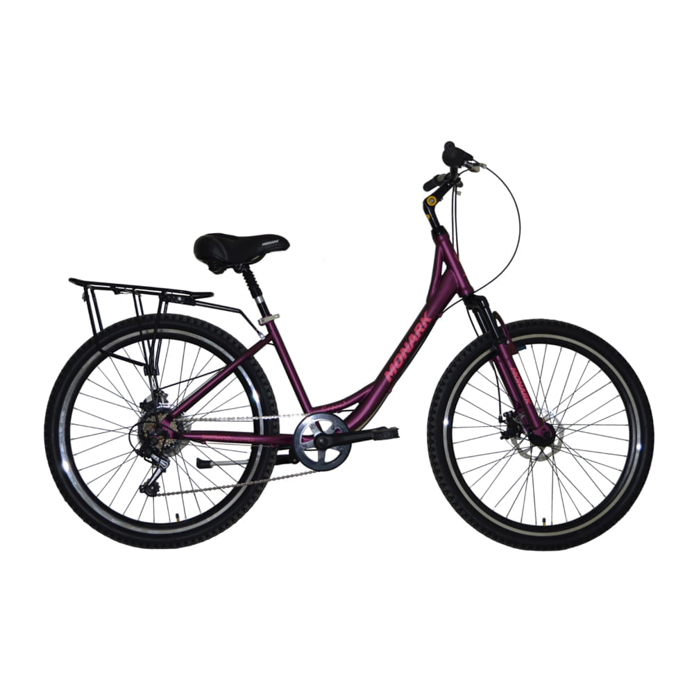Bicicleta Monark Mujer Legend Aro 26 Morado