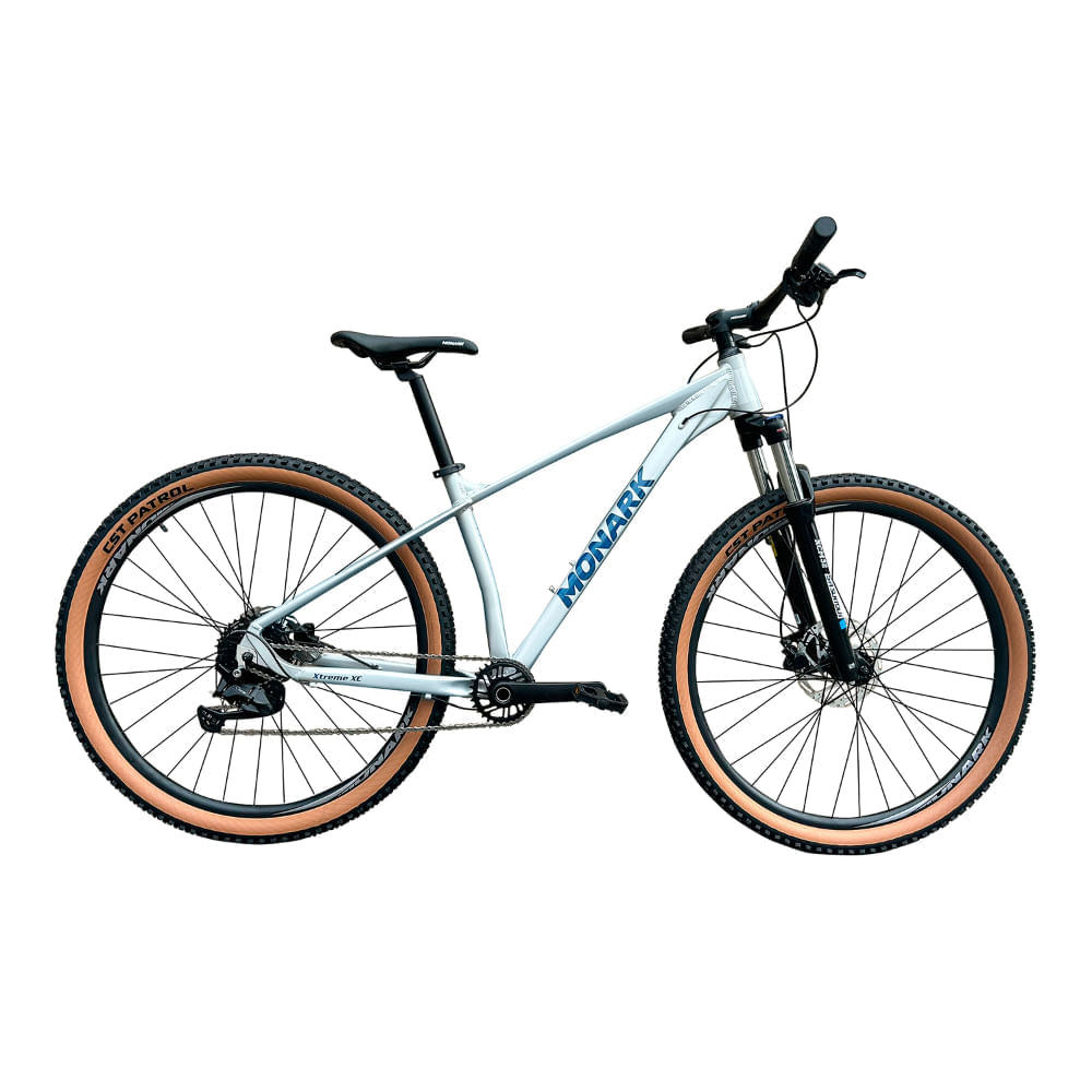 Bicicleta Aro 29 Hombre Monark Highlander Xt Plateado/Negro