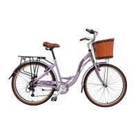 Bicicleta Aro 26 Mujer Monark Romantic Lila