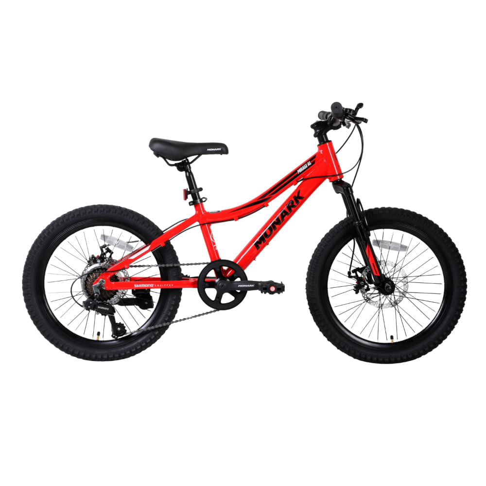 Bicicleta Monark Niño Mirage Al Aro 20 Rojo Negro