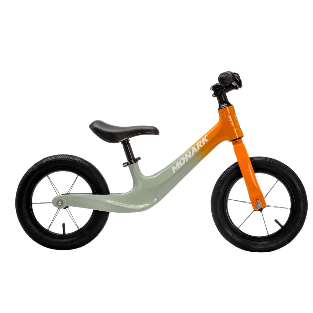 Bicicleta Monark Niño Balance Magic Aro 12 Verde Naranja