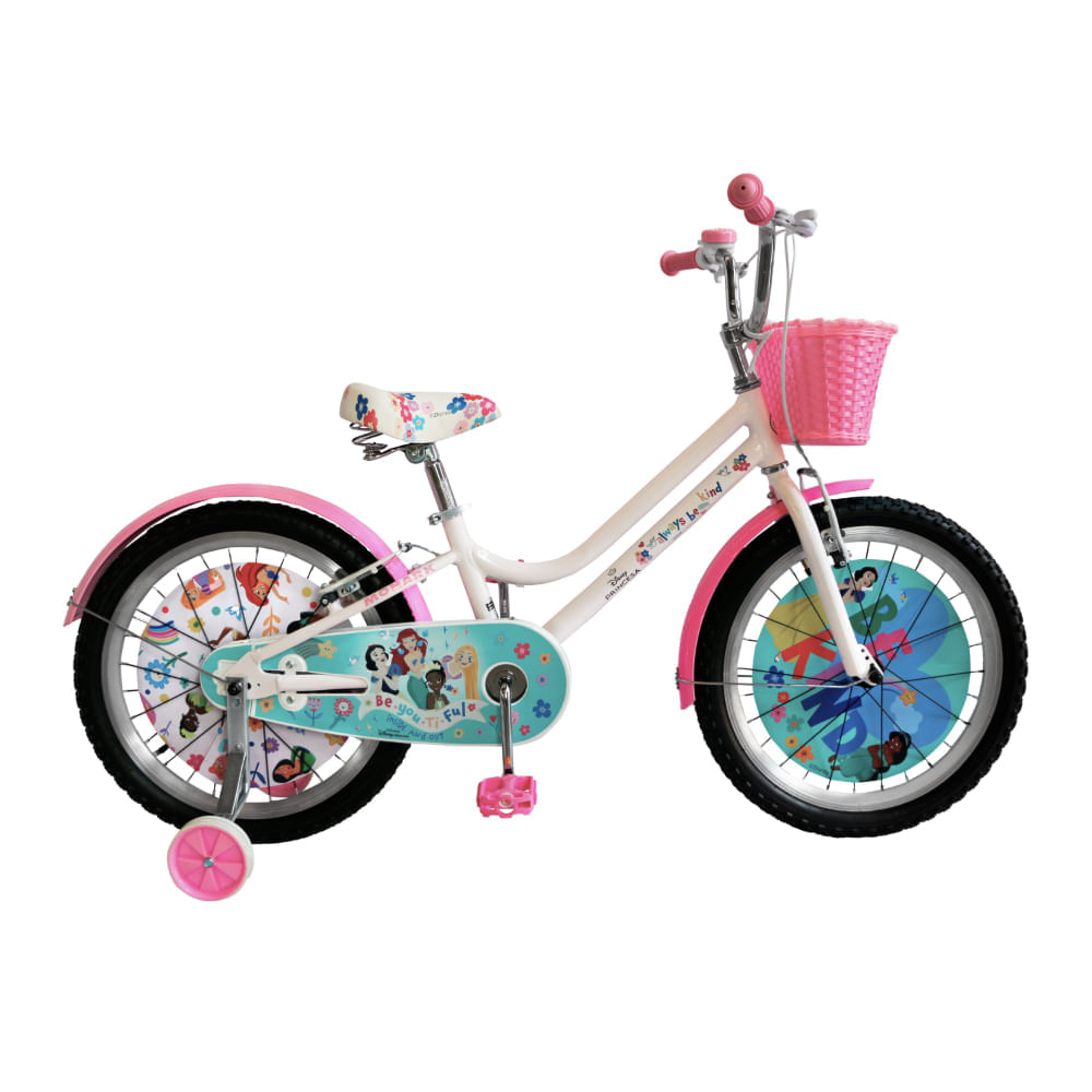 Bicicleta Monark Niña Princesas Aro 20 Blanco
