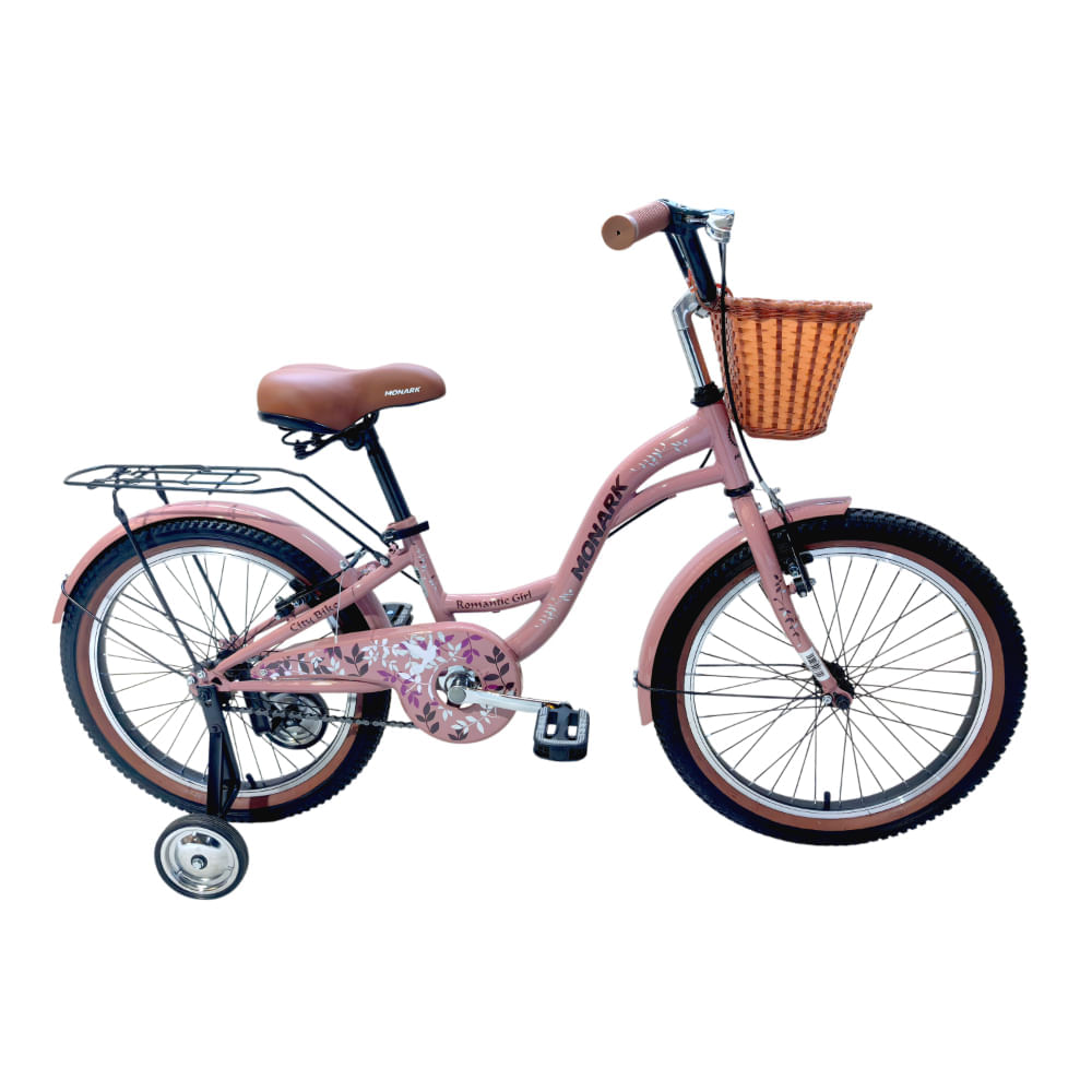 Bicicleta Monark Niña Romantic Girl Aro 20 Terra Rosa