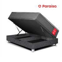 Cama Boxet Super Star 2 Plazas Charcoal