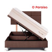 Dormitorio Boxet Blocks Royal Cloud 1.5 Plazas Chocolate
