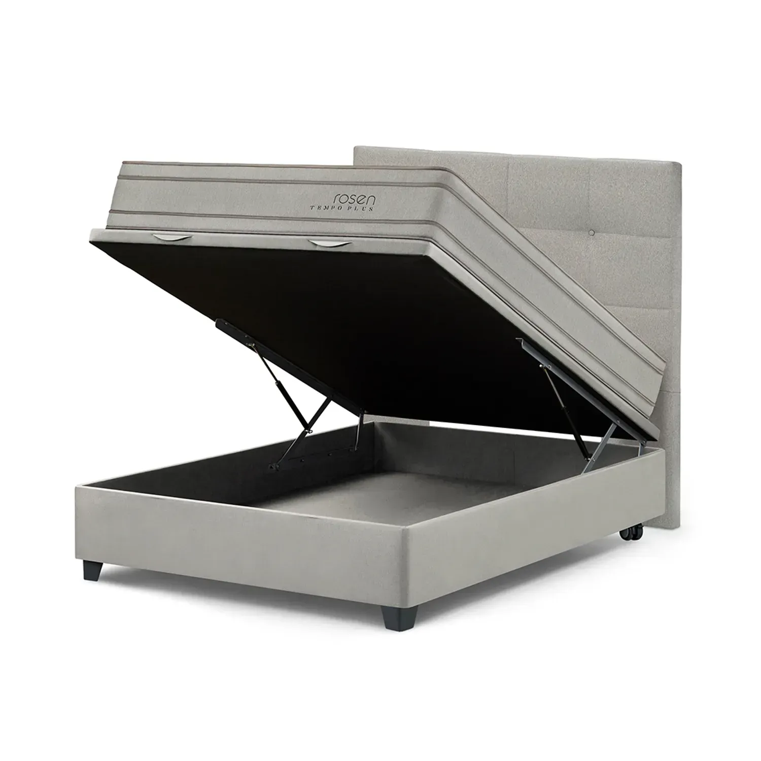 Dormitorio Boxet Tempo Plus 2 Plazas + Cabecera Issey Niebla