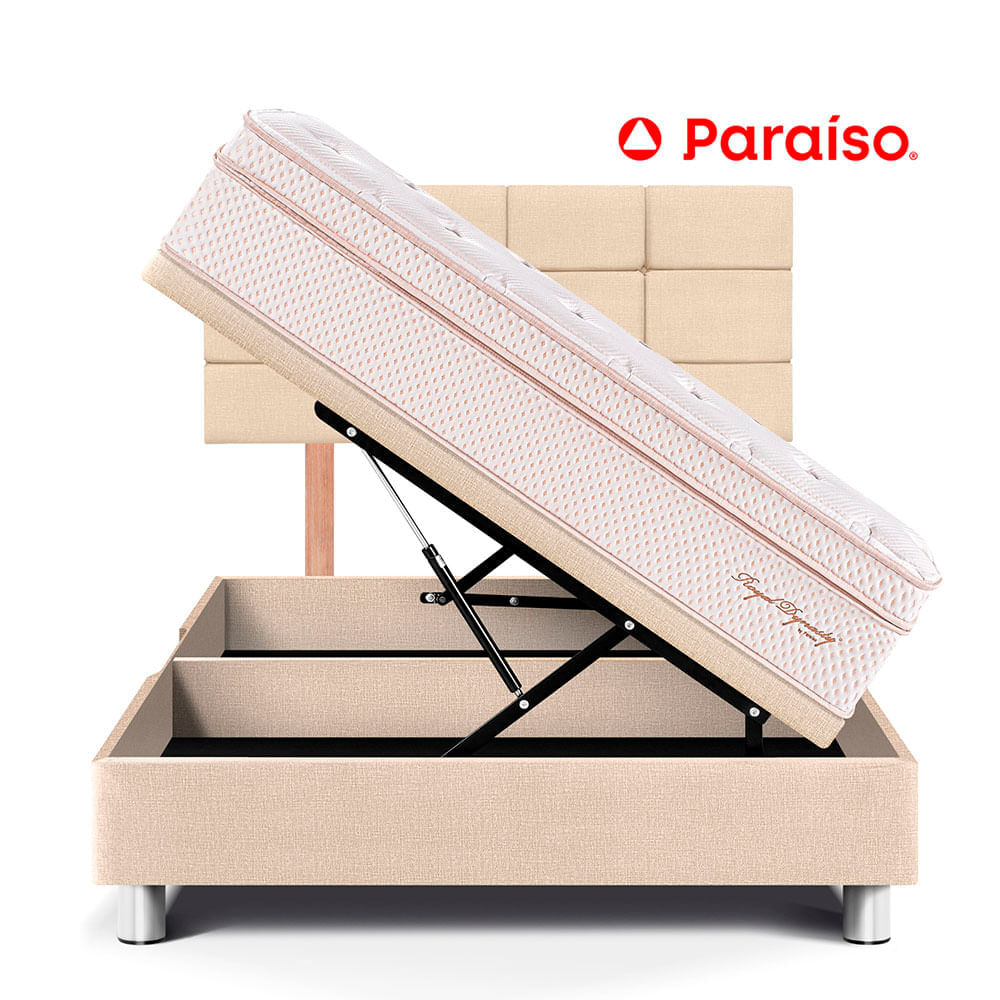 Dormitorio Boxet Blocks Royal Dynasty 2 Plazas Champagne