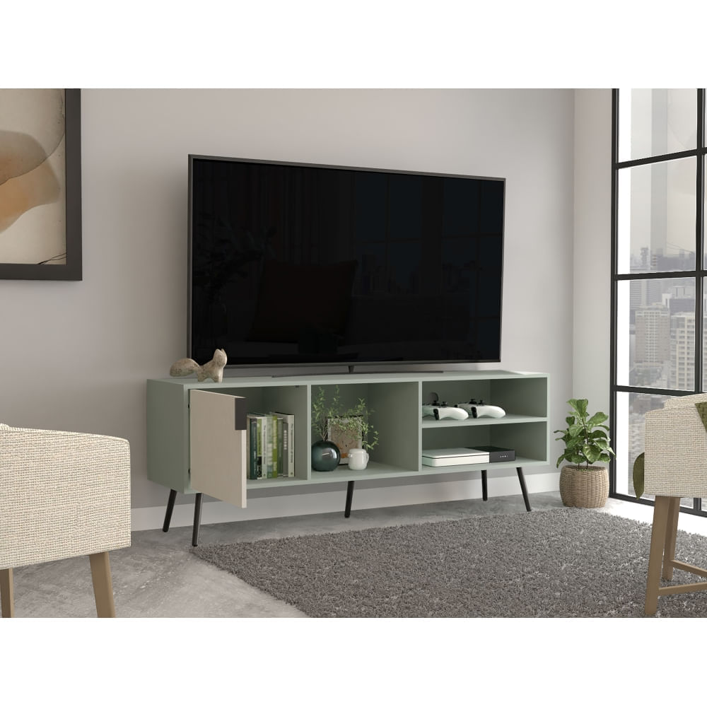 Rack Tv 65 Vulcan 1 Puerta Agave - Toquilla