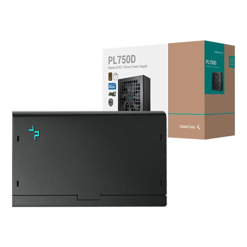 FUENTE DE PODER DEEPCOOL 750W 80 PLUS BRONZE PL750D ATX 3.1 PCIe 5.1