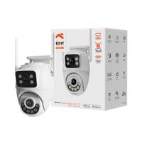Cámara Inteligente Nexxt NHC-OP30DL 6MP 3MP + 3MP Doble lente Detección humana Luz Alarma