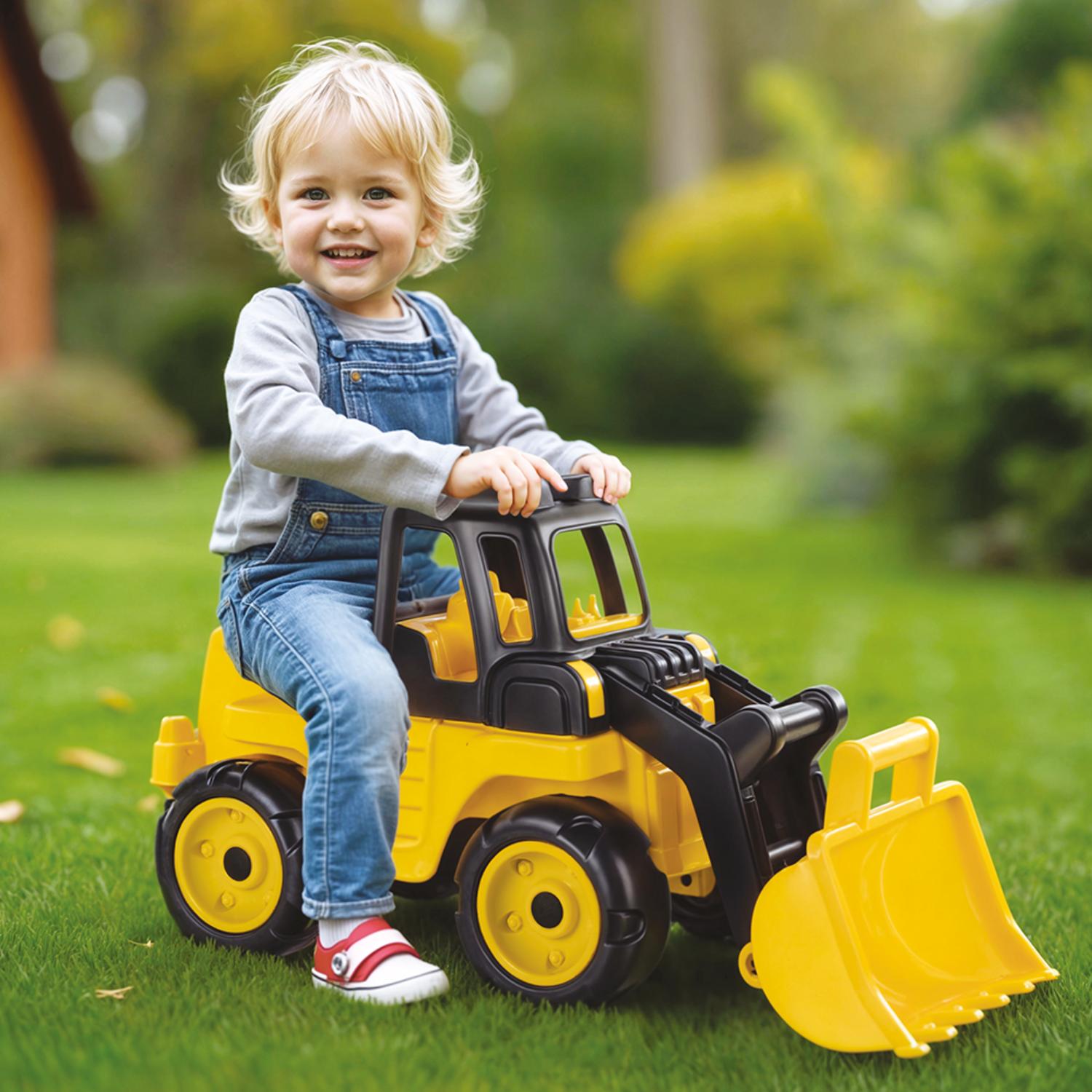 Correpasillos Tractor De Juguete Dolu Giant Amarillo