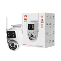 Cámara Inteligente NHC-OP30DL 6MP 3MP + 3MP Nexxt 2 lentes Visión Noche Luz Alarma Motorizada
