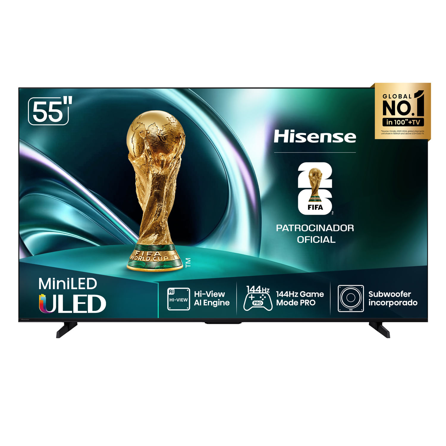 Televisor Hisense 55"" 55U7QG ULED MINILED 4K UHD