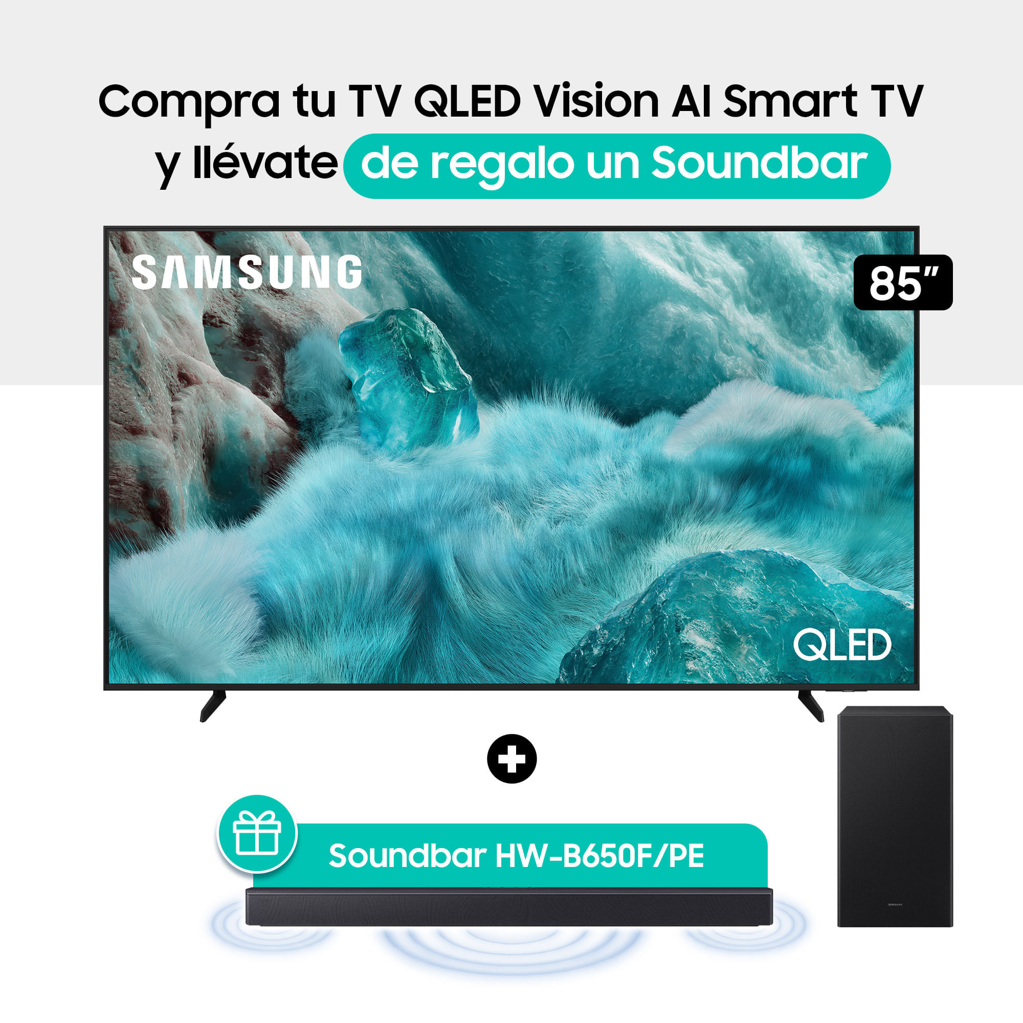 Televisor Samsung 85" F-QN85Q7FAA-04 QLED