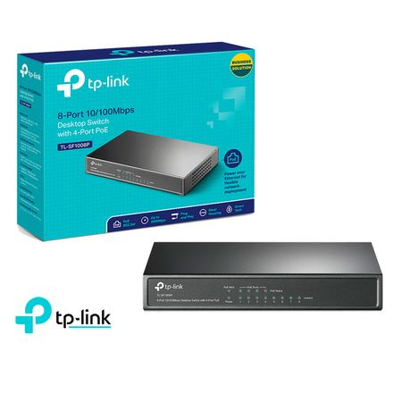 TP Link Switch TL SF1008P 8 Puertos 10,100 Mbps Conector Poe Switch Poe Tp-Link TL-Sf1008P 8 Puertos 10-100 Mbps Conector Poe