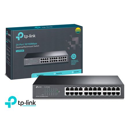 Switch Tp-Link TL-Sf1024D 24 Puertos 10-100 Mb Para Rack 19