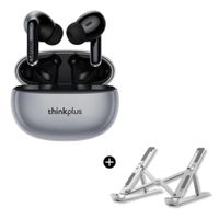 Audífonos Bluetooth 5.3 Lenovo XT88 Negros Inalámbricos con Soporte para Laptop de Regalo