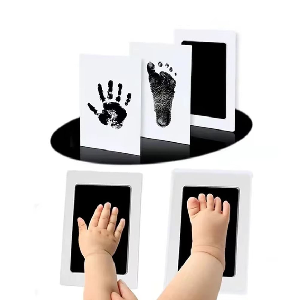 Kit De Huellas Y Manos Diy Para Bebé Recién Nacido