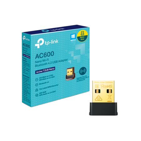 Adaptador USB Wifi Tp Link Archer T2UB Nano Wi Fi 6 AX1800 Adaptador Usb Tp-Link Archer T2Ub Nano Wi-Fi 5 Ac600