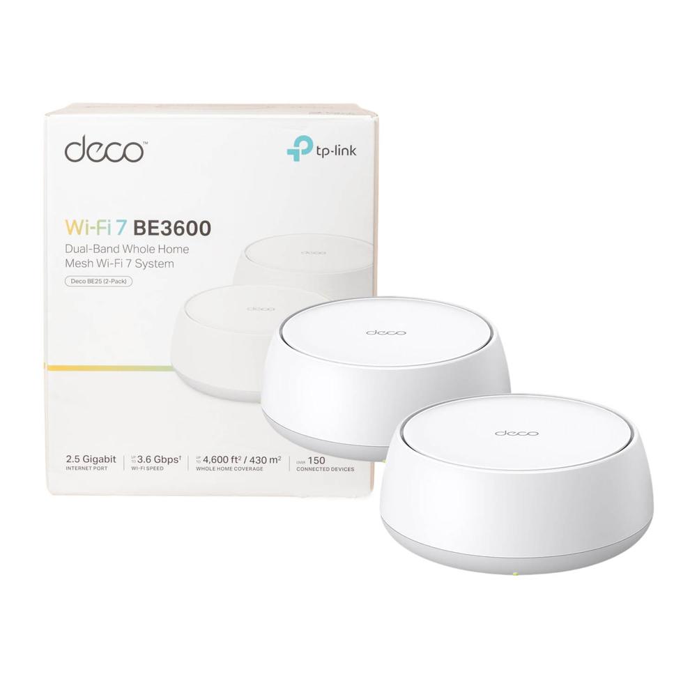 Sistema Mesh Tp-Link Deco Be25 2-Pack Wi-Fi 7 Be3600 De Doble Banda