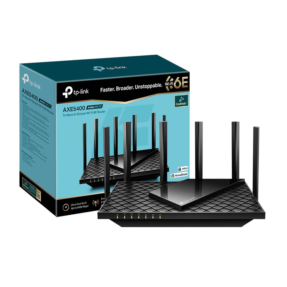 Router Tp-Link Archer Axe75 Axe5400 Triple Banda Gigabit Wi-Fi 6E