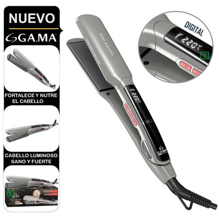 Plancha Alisadora Gama Titan Keratin Xwide Digital 450°F 230°C Plancha Alisadora Gama Titan Keratin Xwide Digital 450F 230C