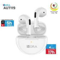 AUDIFONOS BLUETOOTH TWS MODELO AUT119 BLANCO