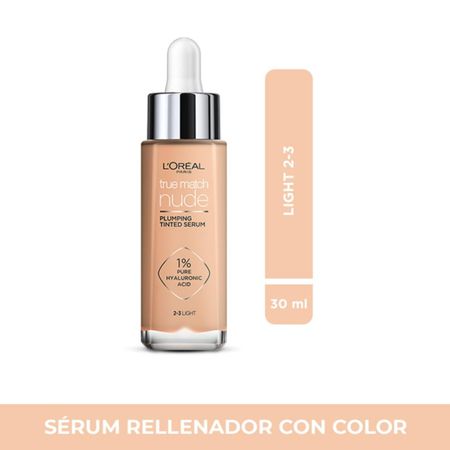 Serum con color L'Oréal Base True Match Tono Light 2-3 30 Ml