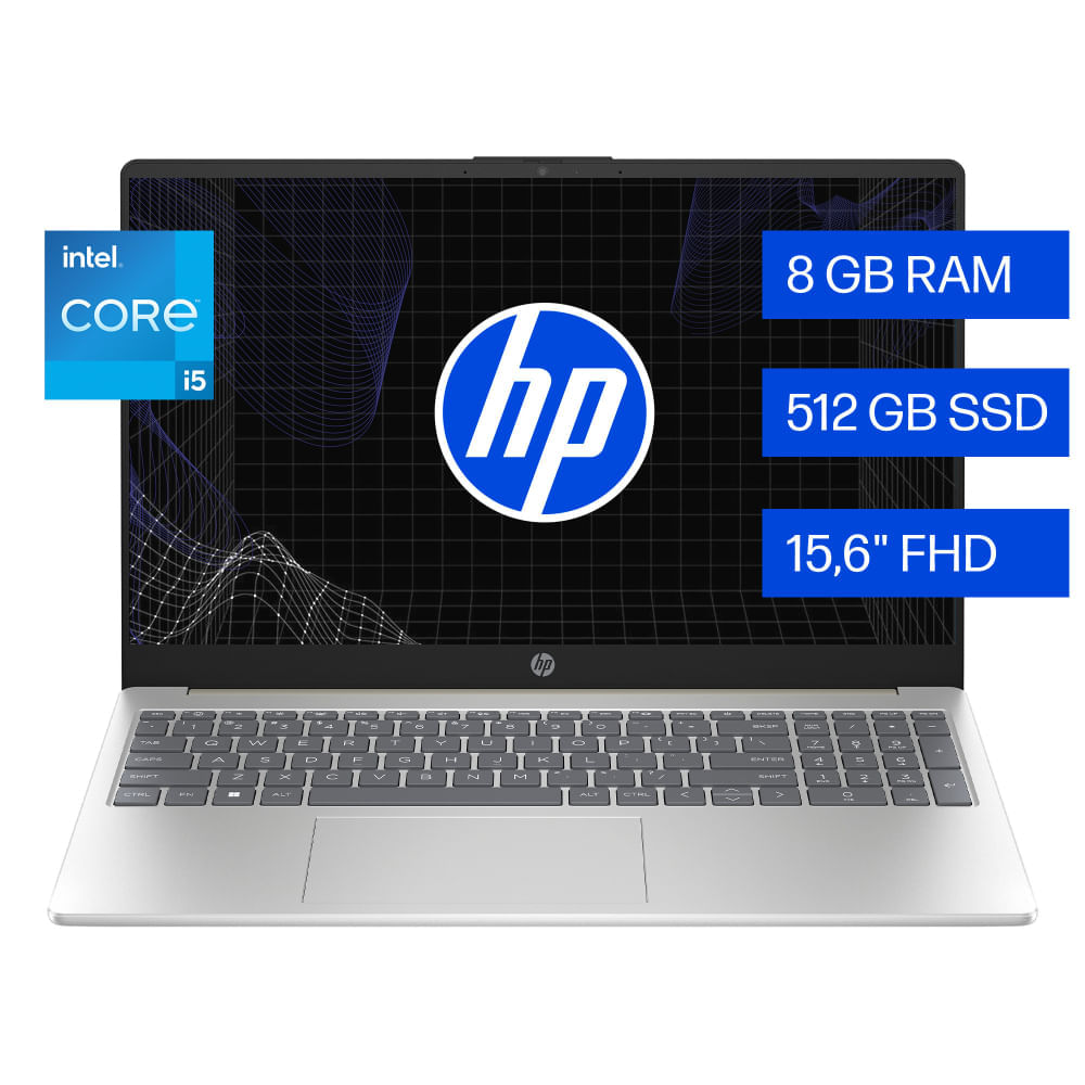 Laptop HP 15-fd0254la I5-120 U 8GB 512GB