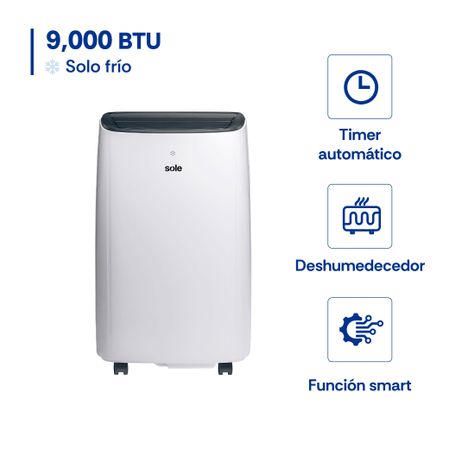 Aire Acondicionado Portátil Sole 9000 BTU 3120SOLAIR011