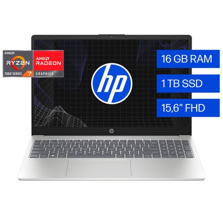 Laptop HP AMD Ryzen™ 7 7730U 15-fc0276la R7-7730U 16GB RAM 1TB 15.6