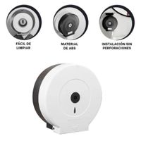 Dispensador Papel Higiénico Jumbo para Baño